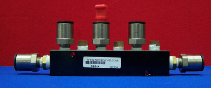 COLLECTEUR D'AIR LEGRIS 8 PORTS AVEC RACCORDS INSTANTANÉS POUR TUBE LEGRIS 1/2"