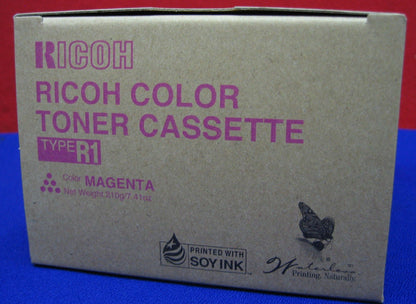 Ricoh Type R1 Toner Cassette Magenta Box Stamped 742333050 Part No. 888342