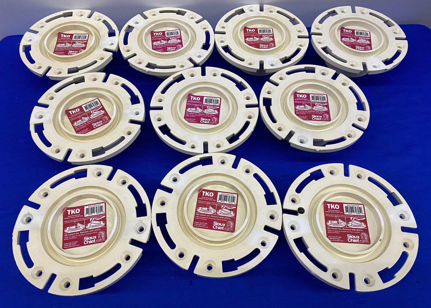 SIOUX CHIEF TKO ™ 883-PT/883PTPK 3X4 PVC CLOSET FLANGE