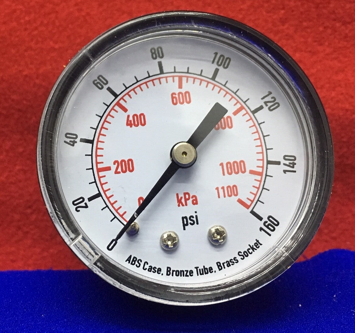 PRESSURE GAGE / GAUGE 1 4FMC7 2" PSI 0-160
