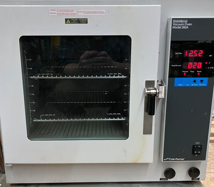COLE PARMER STABLE TEMP VACUUM OVEN 282A  115V 15A 60HZ CAT. 05017-10