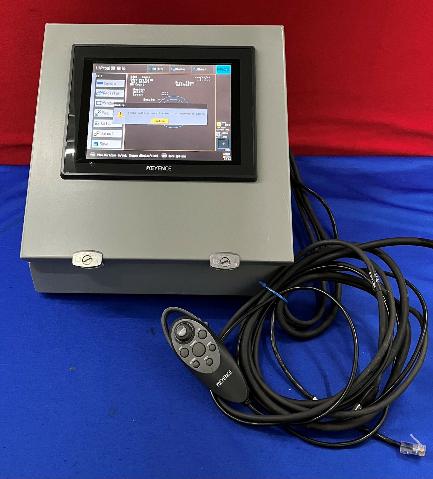 Keyence CA-MP81 LCD Color Display CV-3000 CV-3502 CA-U3 Enclosure Vision System