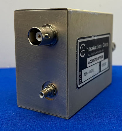 INTRAACTION CORP ACOUSTO-OPTIC MODULATOR AGM-406B1 FREQUENCY SHIFTER