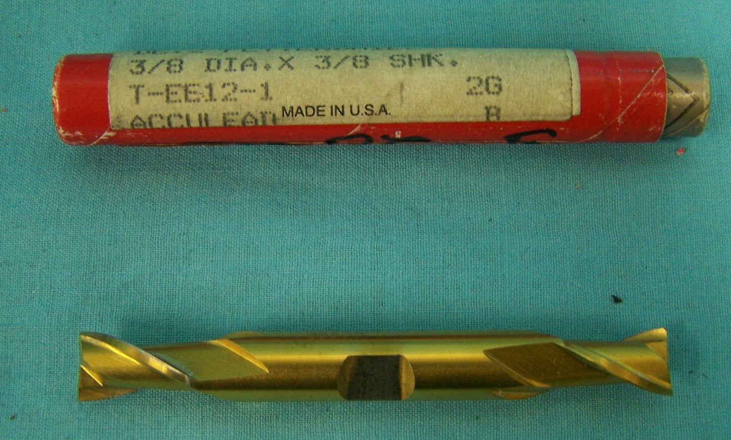 BRUBAKER TOOL CORPORATION 86114 HSS TTT NIT DE.2 FLT. ENDMILL  3/8 DIA X 3/8 SHK