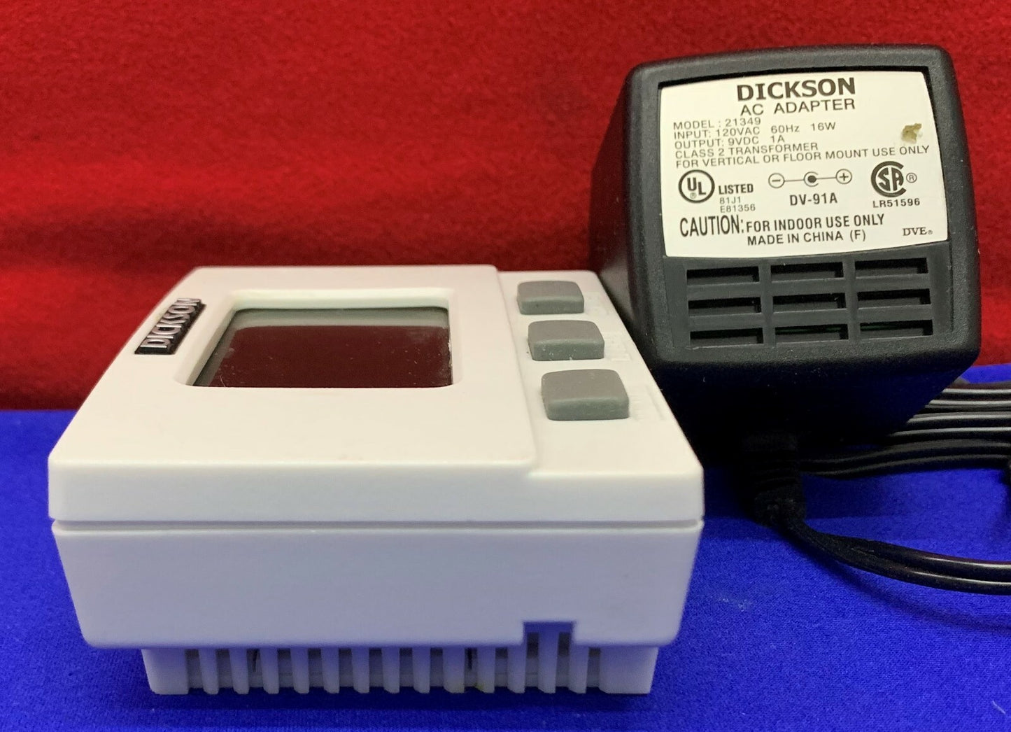 REGISTRADOR DE DATOS DE TEMPERATURA Y HUMEDAD DICKSON TM320 SIN TARJETA DE MEMORIA 
