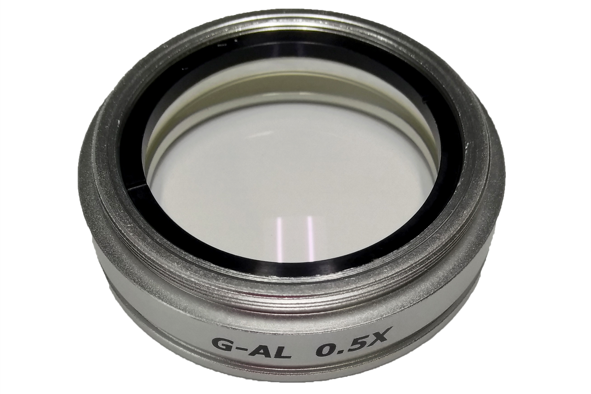AL-A05 .5X splitter objective lens allows you to zoom out more